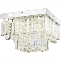 Globo CLEO mennyezet lámpakróm fém áttetsző akril LED 6x 3W 4000K (tartozék) IP20 - 68594-6A