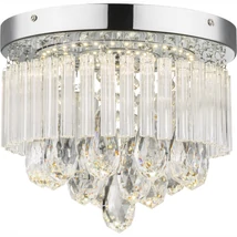 Globo MANILO mennyezet lámpakróm fém akril LED 1x 12W 4000K (tartozék) IP20 - 68598A