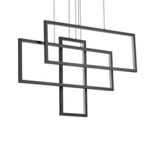 FRAME SP RETTANGOLO NERO - IdealLux-269382 - Függeszték