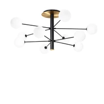COSMOPOLITAN PL10 NERO OTTONE - IdealLux-273693 - Mennyezet lámpa