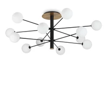 COSMOPOLITAN PL12 NERO OTTONE - IdealLux-273709 - Mennyezet lámpa