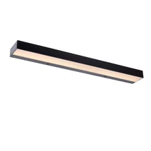 Lucide ALEXA fürdőszobai fali lámpa, fekete, LED 8W, 3000K, IP44 - 04210/08/30