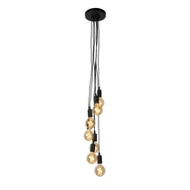 Lucide FIX MULTIPLE függeszték modern stílus fém fekete E27 IP20 - 08408/07/30