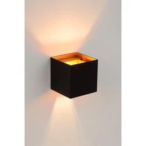 Lucide XIO fali lámpa modern stílus alumínium fekete arany szögletes forma G9-LED IP20 - 09217/04/30