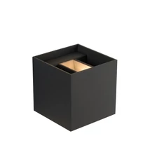 Lucide XIO fali lámpa modern stílus alumínium szürke szögletes forma G9-LED IP20 - 09217/04/36