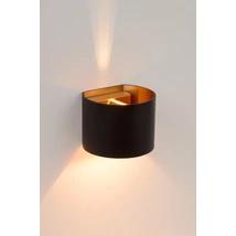 Lucide XIO fali lámpa modern stílus alumínium fekete kerek forma G9-LED IP20 - 09218/04/30
