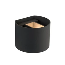 Lucide XIO fali lámpa modern stílus alumínium szürke kerek forma G9-LED IP20 - 09218/04/36
