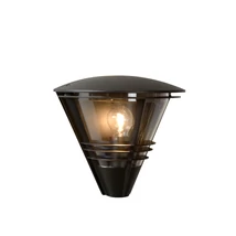 Lucide LIVIA fali lámpa modern stílus alumínium fekete félkör forma E27 IP44 - 11812/01/30