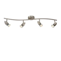 Lucide CARO-LED mennyezeti spotlámpa modern stílus fém szatén króm GU10-LED IP20 - 13955/20/12