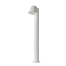 Lucide DINGO-LED kültéri állólámpa modern stílus alumínium fehér kerek forma GU10-LED IP44 - 14881/70/31