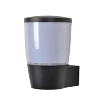 Lucide NINKE fali lámpa modern stílus alumínium fekete henger forma GU10 IP54 - 14892/01/30