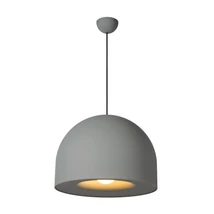 Lucide AKRON függeszték klasszikus stílus fém szürke fekete félkör forma E27 IP20 - 20421/01/36