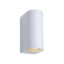 Lucide ZORA-LED kültéri fali lámpa modern stílus alumínium fehér félkör forma GU10-LED IP44 - 22861/10/31