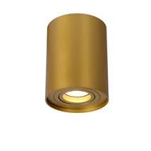 Lucide TUBE mennyezeti spotlámpa modern stílus alumínium matt arany-sárgaréz henger forma GU10 IP20 - 22952/01/02
