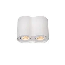 Lucide TUBE mennyezeti spotlámpa modern stílus alumínium fehér ovális forma GU10 IP20 - 22952/02/31