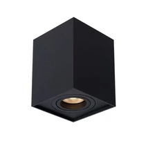Lucide TUBE mennyezeti spotlámpa modern stílus alumínium fekete szögletes forma GU10 IP20 - 22953/01/30