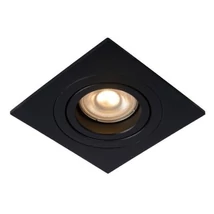 Lucide TUBE beépíthető lámpa modern stílus alumínium fekete szögletes forma GU10 IP20 - 22955/01/30