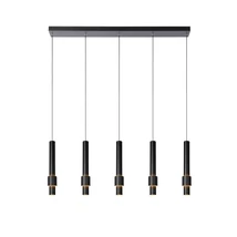 Lucide MARGARY függeszték modern stílus alumínium fekete szögletes forma LED IP20 - 24402/30/30