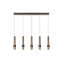 Lucide MARGARY függeszték modern stílus alumínium kávé matt arany-sárgaréz szögletes forma LED IP20 - 24402/30/96