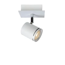 Lucide RILOU mennyezeti spotlámpa modern stílus fém fehér króm szögletes forma GU10-LED IP20 - 26994/05/31