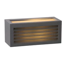 Lucide DIMO fali lámpa modern stílus alumínium antracit szögletes forma E27 IP54 - 27853/01/30