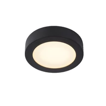 Lucide BRICE-LED fürdőszobai mennyezet lámpa modern stílus alumínium fekete kerek forma LED IP44 - 28116/18/30