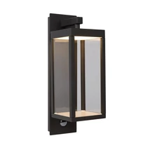 Lucide CLAIRETTE mozgásérzékelős fali lámpa modern stílus alumínium antracit szögletes forma LED IP54 - 28861/10/30