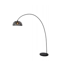 Lucide MESH állólámpa modern stílus acél fekete kerek forma E27 IP20 - 30773/01/30