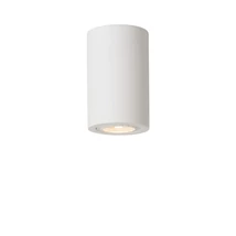 Lucide GIPSY mennyezeti spotlámpa modern stílus gipsz fehér henger forma GU10 IP20 - 35100/11/31