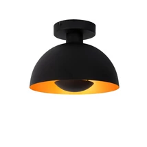 Lucide SIEMON mennyezet lámpa modern stílus acél fekete félkör forma E27 IP20 - 45196/01/30