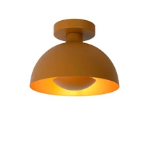 Lucide SIEMON mennyezet lámpa modern stílus acél okkersárga félkör forma E27 IP20 - 45196/01/44