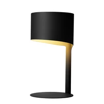 Lucide KNULLE asztali lámpa modern stílus fém fekete kerek forma E14 IP20 - 45504/01/30
