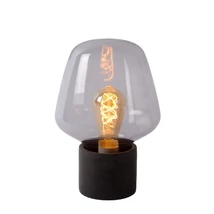 Lucide BECKY asztali lámpa modern stílus üveg füstszürke szürke E27 IP20 - 45569/01/65