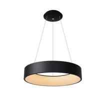 Lucide TALOWE LED függeszték modern stílus alumínium fekete kerek forma LED IP20 - 46400/42/30