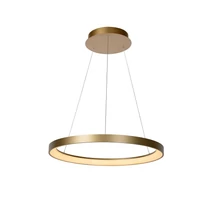 Lucide VIDAL függeszték modern stílus akril matt arany-sárgaréz opál kerek forma LED IP20 - 46403/48/02