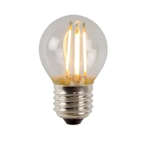 Lucide E27-LED szabályozható filament fényforrás Vintage stílus üveg áttetsző gömb forma E27-LED IP20 - 49021/04/60