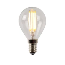Lucide E14-LED szabályozható filament fényforrás Vintage stílus üveg áttetsző gömb forma E14-LED IP20 - 49022/04/60