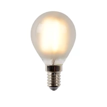 Lucide E14-LED szabályozható filament fényforrás Vintage stílus üveg savmart gömb forma E14-LED IP20 - 49022/04/67