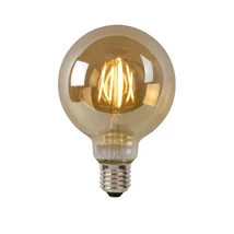Lucide E27-LED szabályozható filament fényforrás Vintage stílus üveg borostyán gömb forma E27-LED IP20 - 49069/05/62