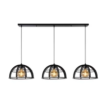 Lucide DIKRA függeszték modern stílus fém fekete kerek forma E27 IP20 - 76464/03/30