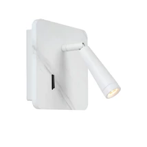 Lucide OREGON fali lámpa modern stílus fa fehér szögletes forma LED IP20 - 77282/03/31