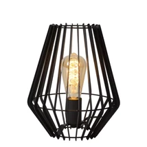 Lucide REDA asztali lámpa modern stílus fém fekete ovális forma E27 IP20 - 78598/01/30