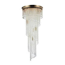 Maytoni CASCADE csillár fém antik arany 12x E14 - DIA522-CL-12-G