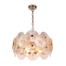 Maytoni ASTER függeszték üveg  8x E14 - MOD007PL-08G
