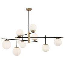 Maytoni NOSTALGIA függeszték üveg fehér 9x E14 - MOD048PL-09G
