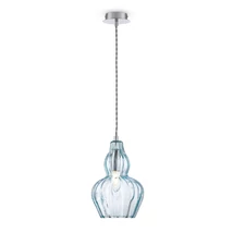 Maytoni EUSTOMA függeszték fém kék 1x E14 - MOD238-PL-01-BL