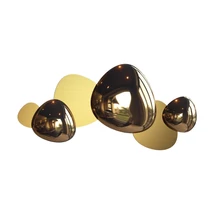 Maytoni JACK-STONE fali lámpa acél arany 1x LED - MOD314WL-L13G3K