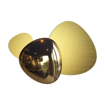 Maytoni JACK-STONE fali lámpa acél arany 1x LED - MOD314WL-L8G3K