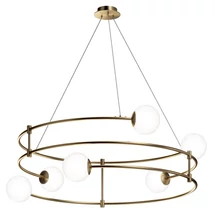 Maytoni BALANCE függeszték üveg  6x G9 - MOD317PL-06G