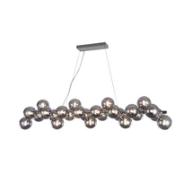 Maytoni DALLAS függeszték üveg füstös 25x G9 - MOD547PL-25CH